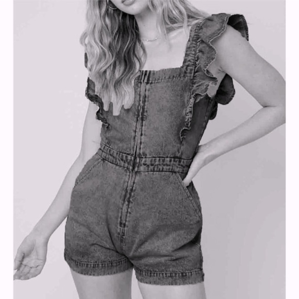 NWOT Women's Denim Romper